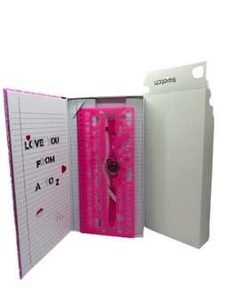 Swatch 2021 Mother Day Mom Love From A to Z Pink Limited Watch New with Box