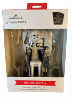 Hallmark Disney Nightmare Dr. Finkelstein Christmas Ornament New With Box
