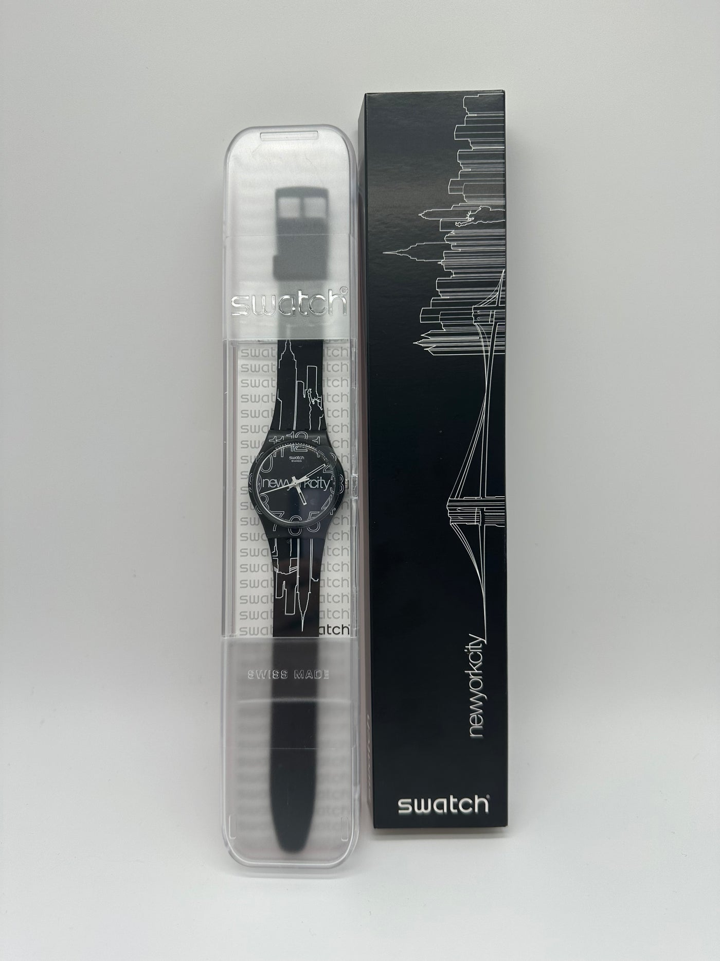 Swatch Destination Greetings from New York Skyline Watch Never Worn New w Case