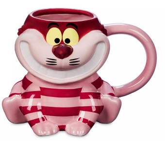 Disney Parks Cheshire Cat Sculpted Coffee Mug – Alice in Wonderland New With Tag