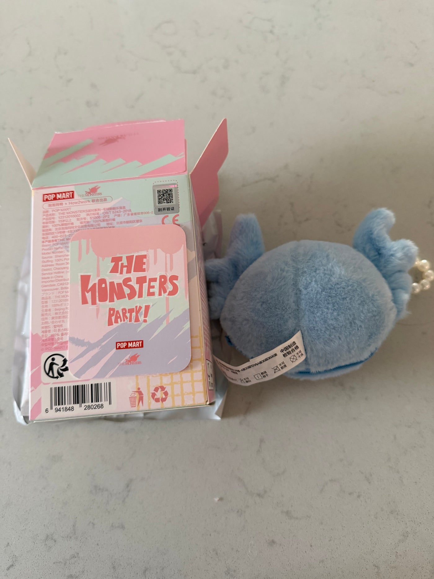 Pop Mart Labubu The Monsters Party Series Reversible Pippo Plush USA SELLER New