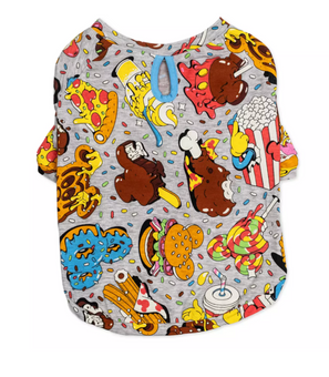 Disney Parks Eats Snacks Collection Pet T-Shirt Size XL New with Tag