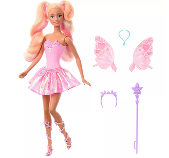 Barbie Fantasy Fairy 11" Doll with Color Change Wings and Outfit New with Box