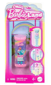 Barbie Mini BarbieLand Cutie Reveal Doll and Pet 1.5" Cozy Cute Toy New With Tag
