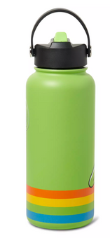 Disney Kermit the Frog Stainless Steel Water Bottle Built In Straw The Muppets