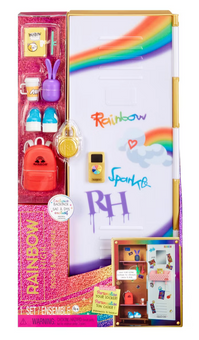Rainbow High Design & Style Locker Playset with Shelves Hangers Toy New With Box