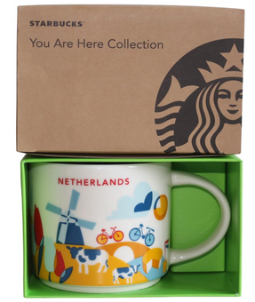 Starbucks You Are Here Collection Netherlands Ceramic Coffee Mug New With Box