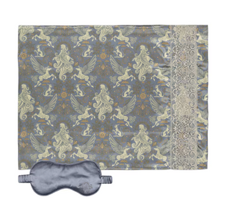 Universal Studios Harry Potter Dreams de Magique Pillowcase & Eyemask Set New