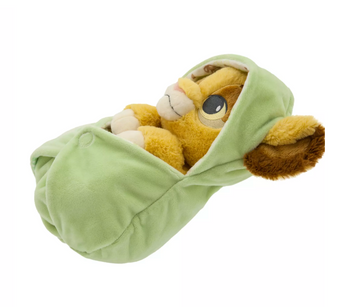Disney Parks Babies The Lion King Simba Plush in Swaddle New With Tag