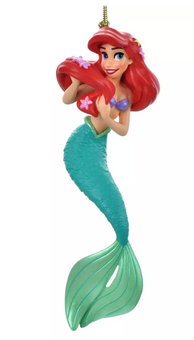 Disney Parks Princess Ariel The Little Mermaid Christmas Ornament New With Tag