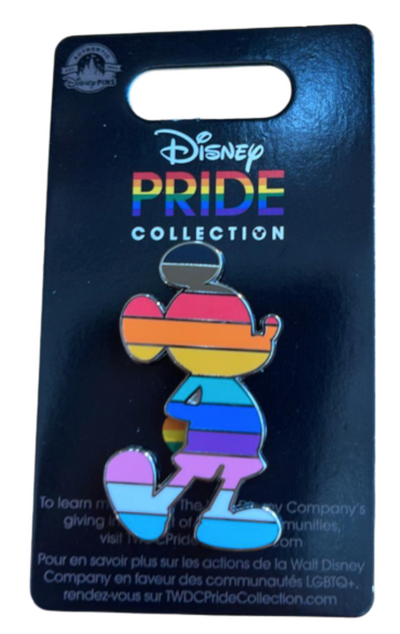 Disney Parks Mickey Mouse Rainbow Figure Pride Collection New with Card