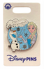 Disney Parks Frozen Elsa Olaf Snowman Snow Flakes Pin New with Card