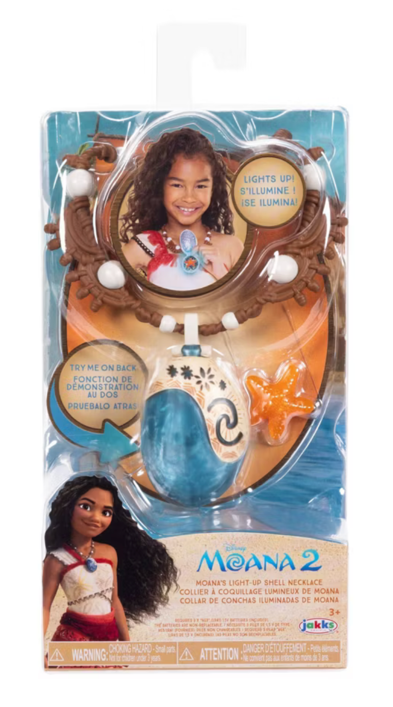 Disney Moana 2 Moana Light-Up Shell Necklace Toy New With Box