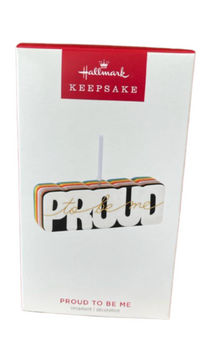 Hallmark 2023 Keepsake Proud to Be Me Porcelain Christmas Ornament New with Box