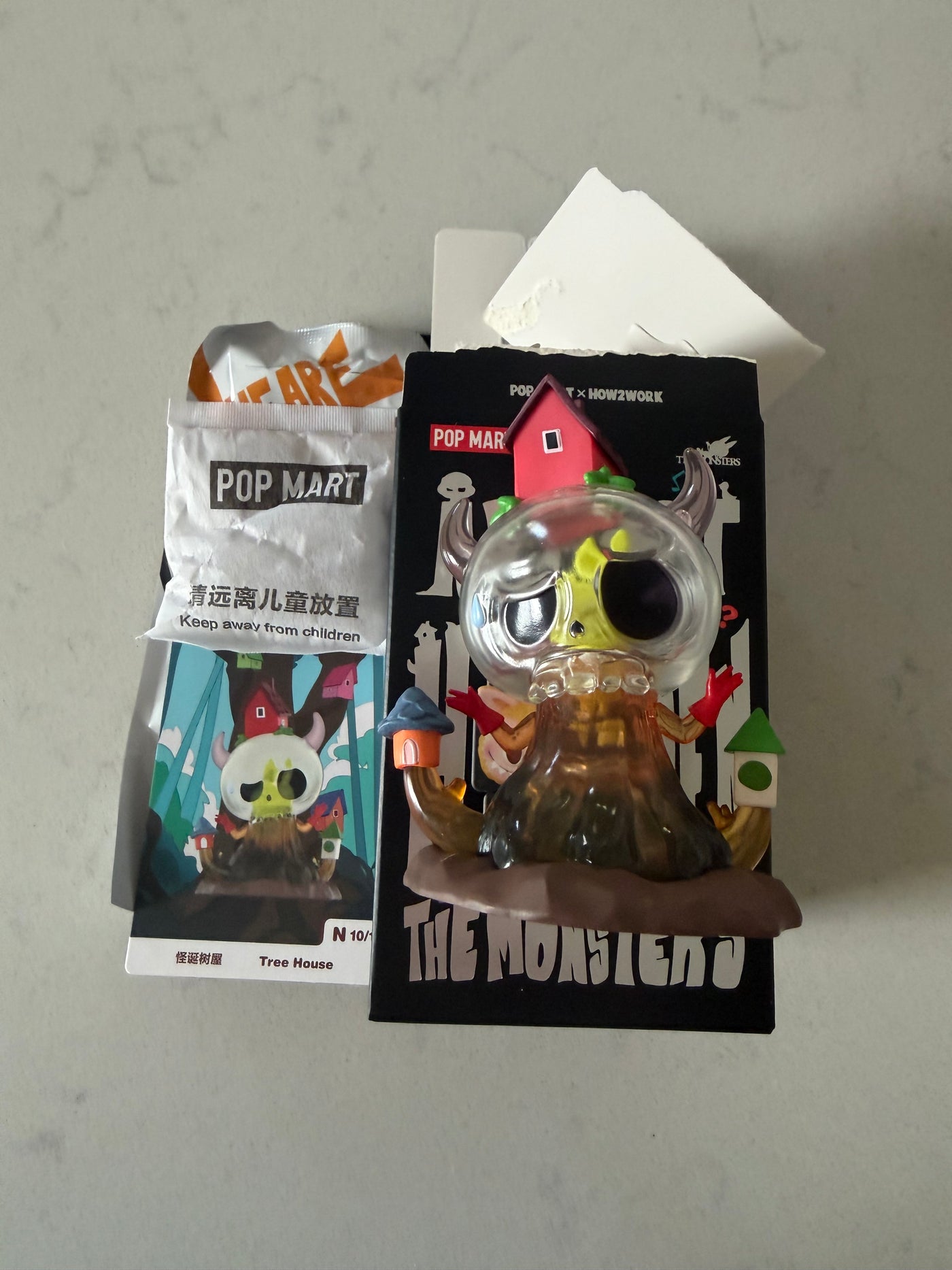 Pop Mart Labubu The Monsters Almost Hidden Tree House Figure USA SELLER New