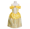 Disney Princess Belle Satin Core Dress with Cameo Size 4-6x New with Tag