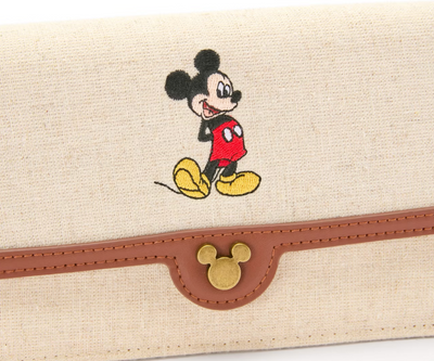 Disney Parks Mickey Mouse Canvas Satchel Bag New with Tag