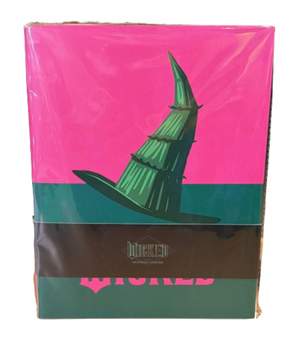 Universal Studios Wicked: For Good Hat Pink Green Hard Cover Notebook New W Tag