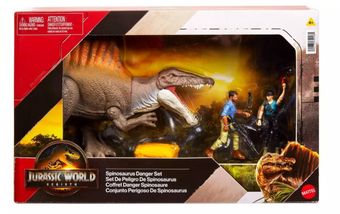 Jurassic World Rebirth Storypack Exclusive Spinosaurus Human Figures Accessories