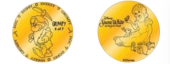 Disney Magic Island Breezeway Grumpy Snow White Collectible Coin Medallion New