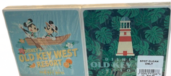 Disney Parks Old Key West Resort Coaster Set of 4 New With Tag