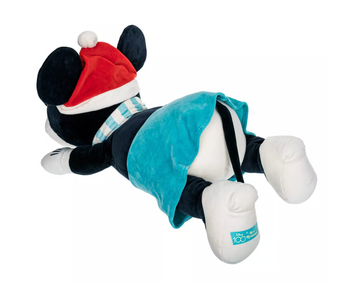 Disney Disney 100 Retro Reimagined Holiday Minnie Santa Cuddleez Plush New w Tag