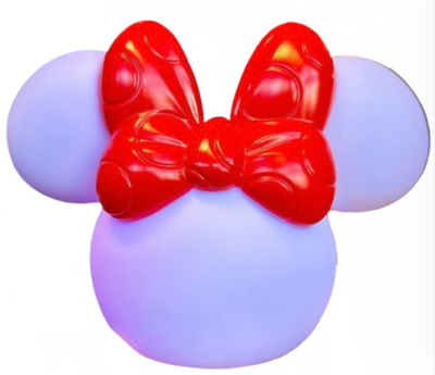 Disney Parks Minnie Mouse Light Up Figure Purple New With Tag