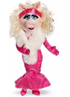 Disney Miss Piggy Plush The Muppets Medium 19'' New with Tags
