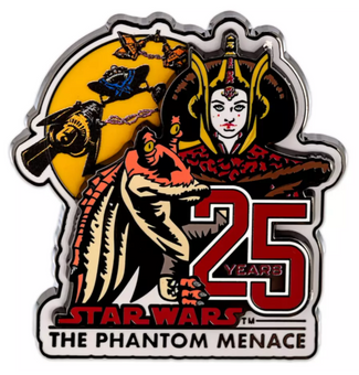 Disney Parks Padmé Amidala Pin Star Wars Episode 1 Phantom Menace 25th New