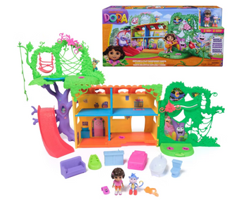 Dora Explore & Play Rainforest Casita Playset Figures Toy New With Tag
