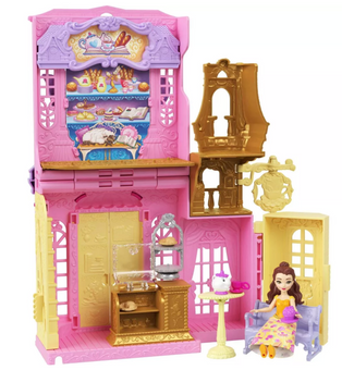 Disney Princess Belle Tea Shop Small Doll Playset Friend Toy New With Tag
