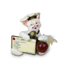 Annalee Dolls 2022 Thanksgiving Fall 4in Apple Pie Chef Kitty Plush New with Tag