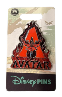 Disney Parks Pandora Avatar Fire and Ash Pin New with Card