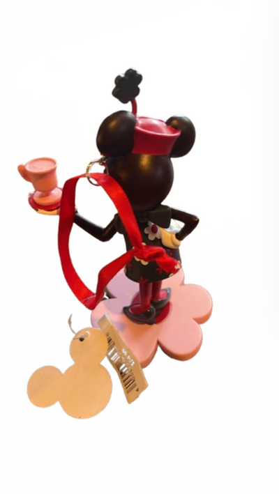 Disney Parks United Kingdom London Minnie Tea Cup Cheers Christmas Ornament New