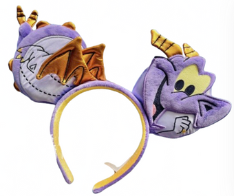 Disney Parks Figment Journey Imagination Plush Minnie Ears Headband New with Tag