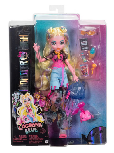 Monster High 12.7" Lagoona Blue Fashion Doll Blonde Hair Toy New With Box