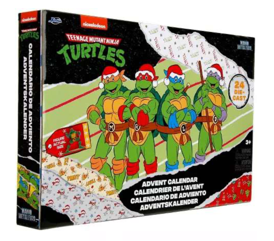 Teenage Mutant Ninja Turtles 2024 Nano Metalfigs Advent Calendar New W
