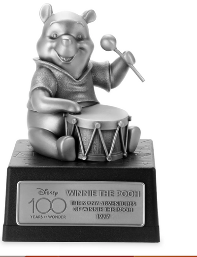 Disney 100 Celebration Winnie the Poohl Figure by Royal Selangor Limited New