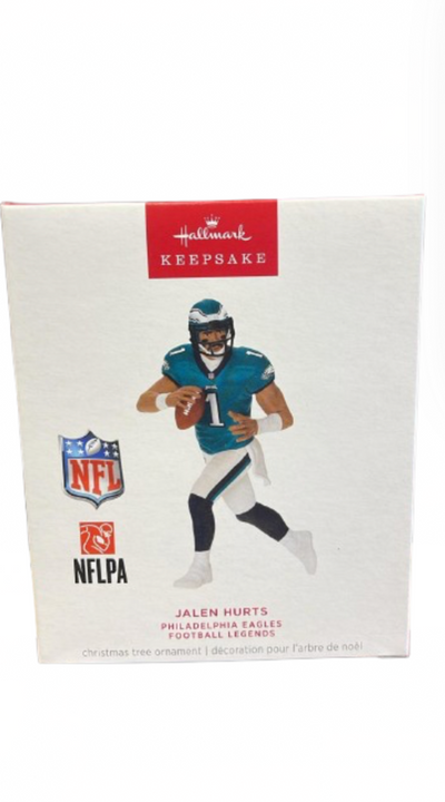 Hallmark 2025 Keepsake NFL Philadelphia Eagles Jalen Hurts Christmas Ornament N