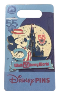 Disney Parks Walt Disney World 55th Dapper Mickey OE Pin New With Card