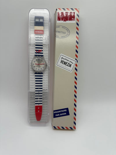 Swatch Destination Greetings from Venice Aquagranda Watch Never Worn New w Case