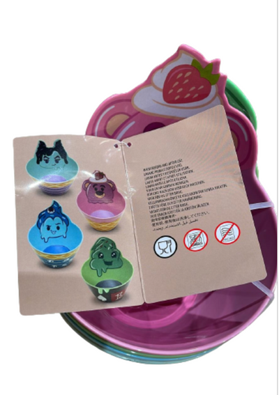 Disney Parks Munchlings Lotso Oogie Boogie Maleficent Hade Set of 4 Bowls New