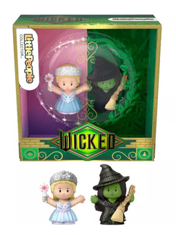 Little People Glinda & Elphaba Wicked: For Good Collector Figure Set Toy New Tag