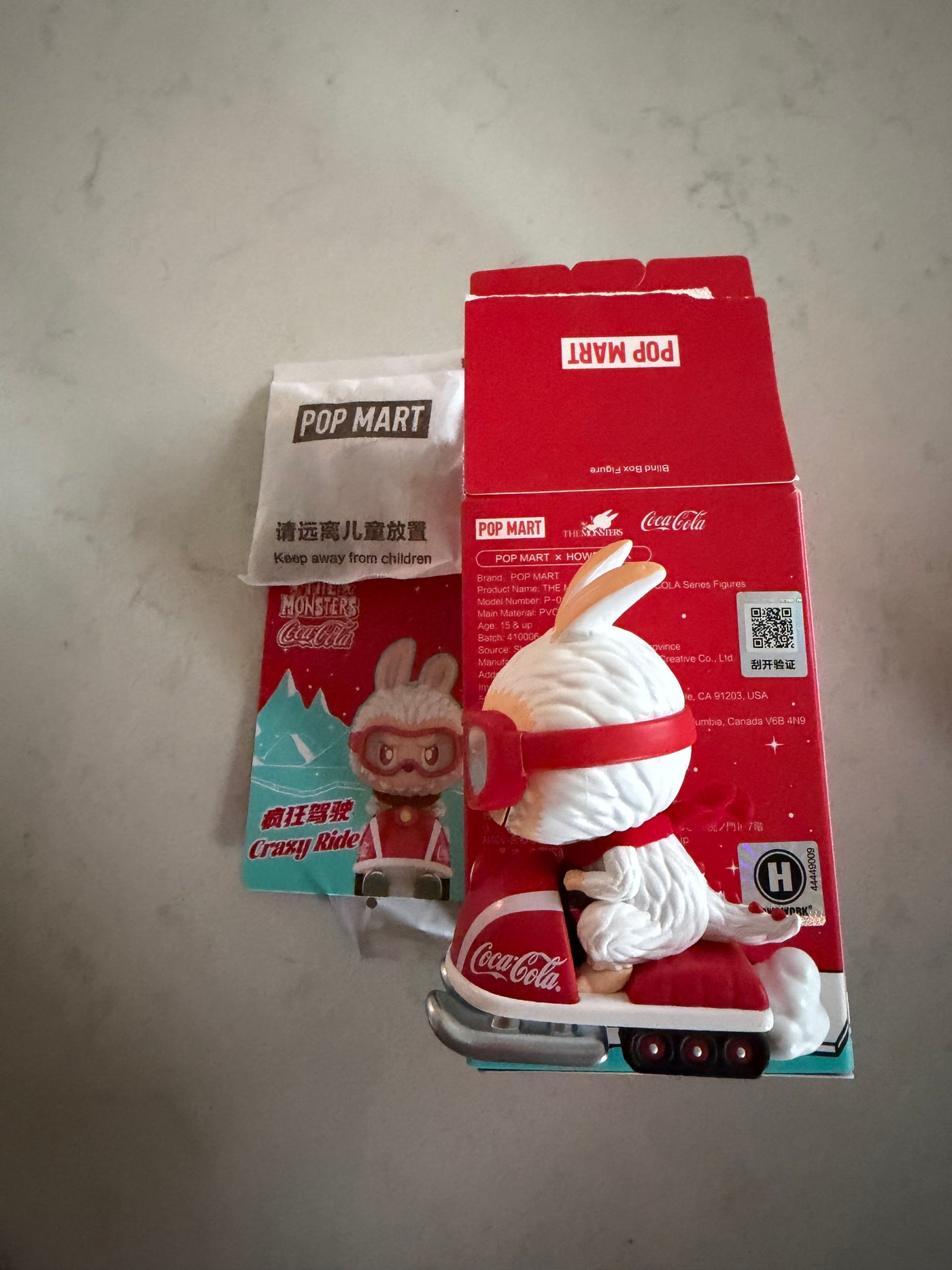 Pop Mart Labubu The Monsters Coca Cola Crazy Ride Figure USA Seller New with Box