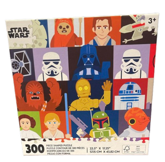 Disney Parks Buffalo Games Star Wars Jigsaw Puzzle Sticker Collage New With Tag