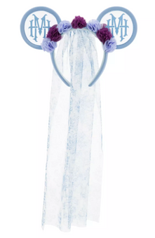 Disney Parks The Haunted Mansion Bride Veil Ear Headband for Adults New With Tag