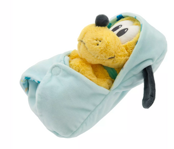 Disney Parks Babies Pluto Plush in Swaddle New With Tag