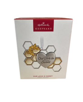 Hallmark 2023 Keepsake Our Love is Sweet Metal Christmas Ornament New with Box