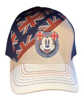 Disney Parks Epcot UK London Mickey Mouse UK Baseball Hat Cap New With Tag