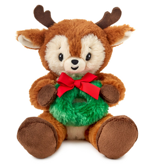 Hallmark Reindeer With Wreath Plush, 6" New with Tag